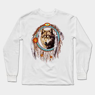 Wolf dreamcatchers Long Sleeve T-Shirt